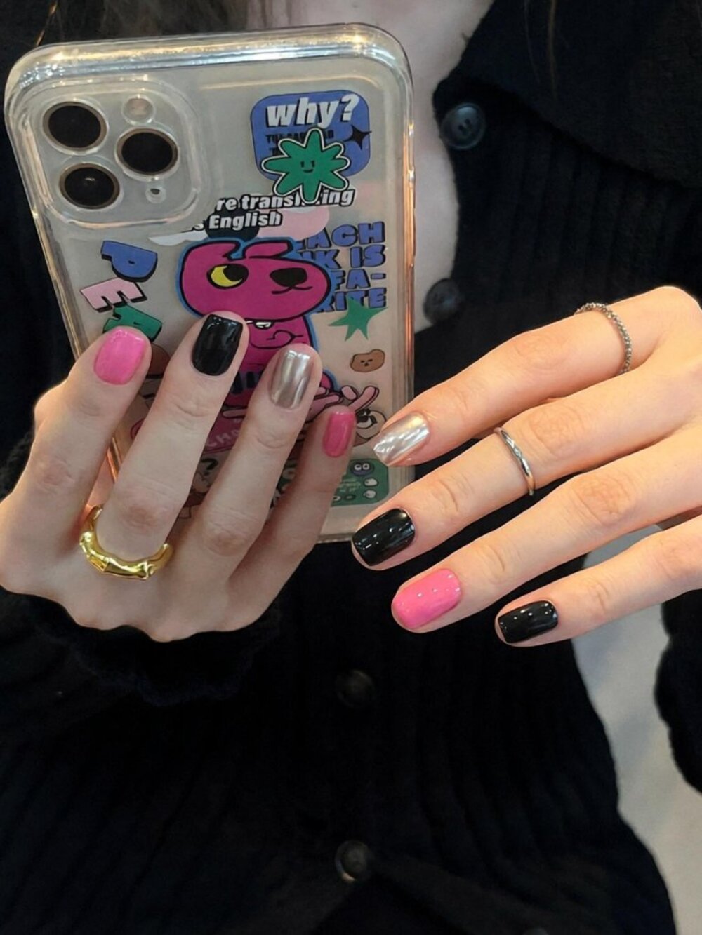 Customizable handmade press-on nails reusable